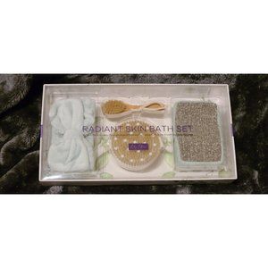 Women's Radiant Skin  4 Piece Bath New Gift Box Set By Lily Eden